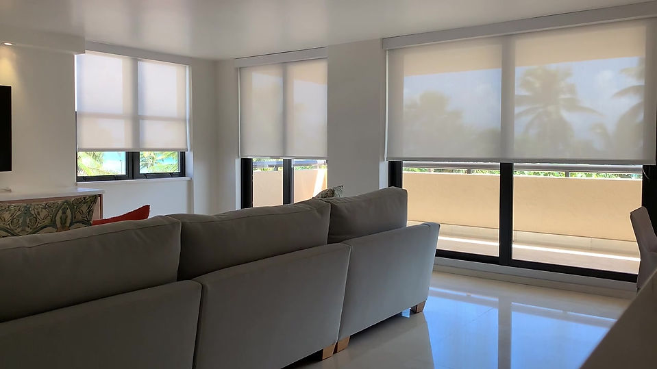 Motorized Curtains Living Room